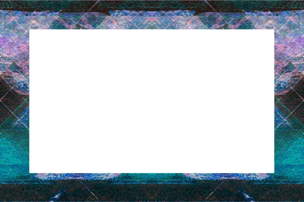 Grunge Frame Empty Space Image Text — Stock Photo, Image