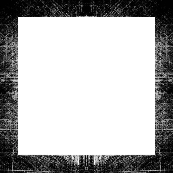 Old Grunge Vintage Texture Retro Pattern Square Frame Empty Space — Stock Photo, Image