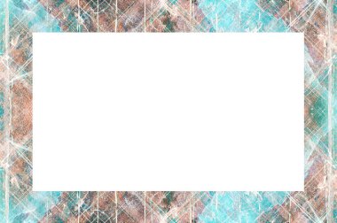 Yaşlı Grunge soyulmuş, soyulmuş, plastik duvarlı, soyulmuş antika çatallı desenli bir çerçeve. Retro Stucco çizilmiş desen. Resim ve Metin için Boş Alan. 