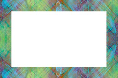 Yaşlı Grunge soyulmuş, soyulmuş, plastik duvarlı, soyulmuş antika çatallı desenli bir çerçeve. Retro Stucco çizilmiş desen. Resim ve Metin için Boş Alan. 