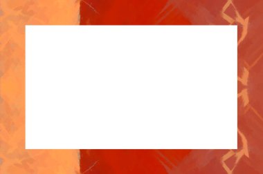 Yaşlı Grunge soyulmuş, soyulmuş, plastik duvarlı, soyulmuş antika çatallı desenli bir çerçeve. Retro Stucco çizilmiş desen. Resim ve Metin için Boş Alan. 