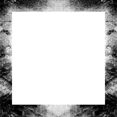 Retro desenli eski grunge vintage desen, kare çerçeve resim için boş alan, metin.