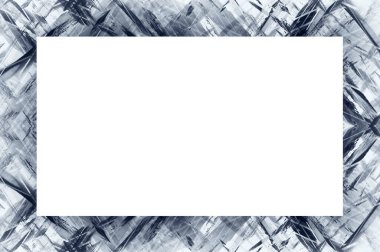 Yaşlı Grunge soyulmuş, soyulmuş, plastik duvarlı, soyulmuş antika çatallı desenli bir çerçeve. Retro Stucco çizilmiş desen. Resim ve Metin için Boş Alan. 