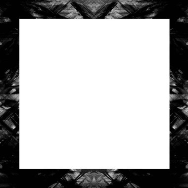 Grunge çerçeve, siyah beyaz dokular. Görüntü ya da reklam metni için alanı ortaya kopyala.   