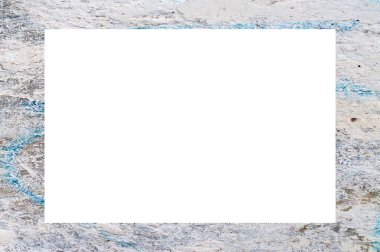 Yaşlı Grunge soyulmuş, soyulmuş, plastik duvarlı, soyulmuş antika çatallı desenli bir çerçeve. Retro Stucco çizilmiş desen. Resim için Boş Alan, Metin. Dikdörtgen yatay 3: 2 Görünüm Oranı Banner