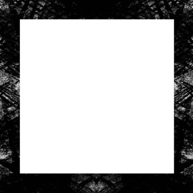 Grunge çerçeve, siyah beyaz dokular. Görüntü ya da reklam metni için alanı ortaya kopyala.   
