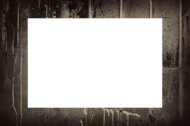 Çamur çerçeve, hava durumu. Görüntü ya da reklam metni için alanı ortaya kopyala.   