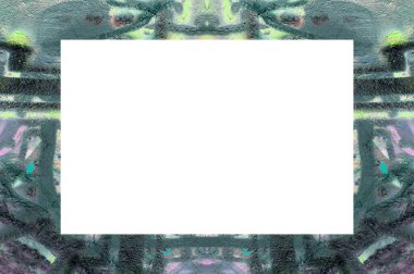 Yaşlı Grunge soyulmuş, soyulmuş, plastik duvarlı, soyulmuş antika çatallı desenli bir çerçeve. Retro Stucco çizilmiş desen. Resim için Boş Alan, Metin. Dikdörtgen yatay 3: 2 Görünüm Oranı Banner