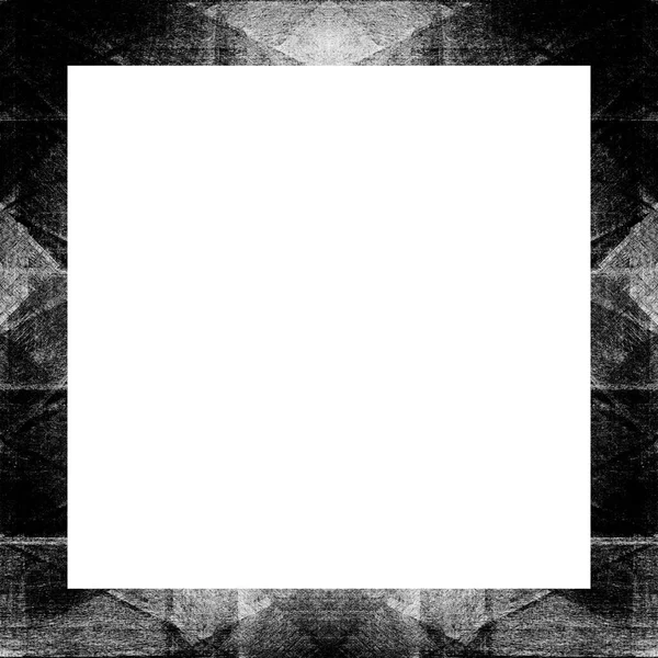 Old Grunge Vintage Texture Retro Pattern Square Frame Empty Space — Stock Photo, Image