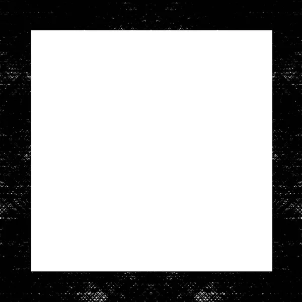 Grunge Frame Black White Texture Copy Space Middle Image Advertisement — Stock Photo, Image