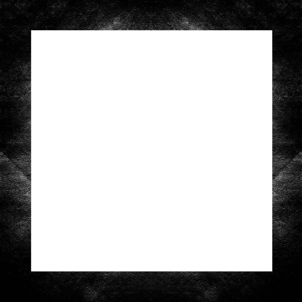 Grunge Frame Black White Texture Copy Space Middle Image Advertisement — Stock Photo, Image