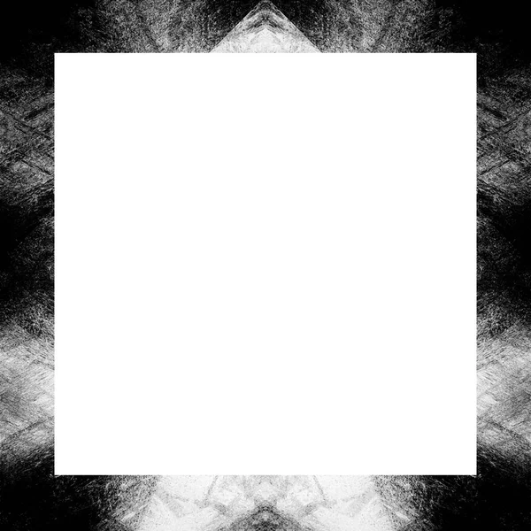 Old Grunge Vintage Texture Retro Pattern Square Frame Empty Space — Stock Photo, Image