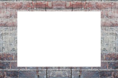 Yaşlı Grunge soyulmuş, soyulmuş, plastik duvarlı, soyulmuş antika çatallı desenli bir çerçeve. Retro Stucco çizilmiş desen. Resim için Boş Alan, Metin. Dikdörtgen yatay 3: 2 Görünüm Oranı Banner
