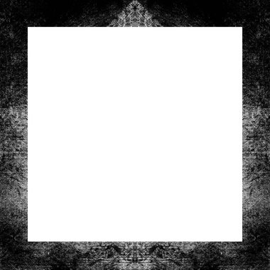 Retro desenli eski grunge vintage desen, kare çerçeve resim için boş alan, metin.