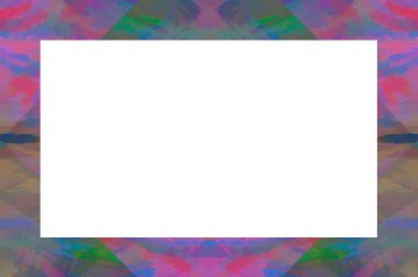 Yaşlı Grunge soyulmuş, soyulmuş, plastik duvarlı, soyulmuş antika çatallı desenli bir çerçeve. Retro Stucco çizilmiş desen. Resim ve Metin için Boş Alan. 