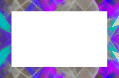 Yaşlı Grunge soyulmuş, soyulmuş, plastik duvarlı, soyulmuş antika çatallı desenli bir çerçeve. Retro Stucco çizilmiş desen. Resim ve Metin için Boş Alan. 