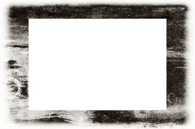 Yaşlı Grunge soyulmuş, soyulmuş, plastik duvarlı, soyulmuş antika çatallı desenli bir çerçeve. Retro Stucco çizilmiş desen. Resim için Boş Alan, Metin. Dikdörtgen yatay 3: 2 Görünüm Oranı Banner