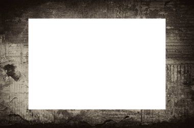 Çamur çerçeve, hava durumu. Görüntü ya da reklam metni için alanı ortaya kopyala.   