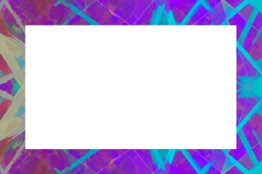 Yaşlı Grunge soyulmuş, soyulmuş, plastik duvarlı, soyulmuş antika çatallı desenli bir çerçeve. Retro Stucco çizilmiş desen. Resim ve Metin için Boş Alan. 