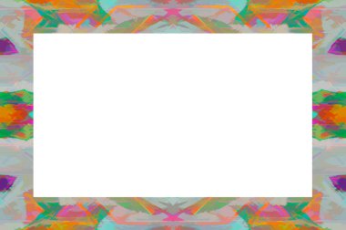 Yaşlı Grunge soyulmuş, soyulmuş, plastik duvarlı, soyulmuş antika çatallı desenli bir çerçeve. Retro Stucco çizilmiş desen. Resim ve Metin için Boş Alan. 