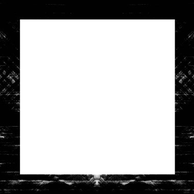 Grunge çerçeve, siyah beyaz dokular. Görüntü ya da reklam metni için alanı ortaya kopyala.   