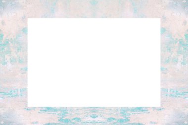 Yaşlı Grunge soyulmuş, soyulmuş, plastik duvarlı, soyulmuş antika çatallı desenli bir çerçeve. Retro Stucco çizilmiş desen. Resim için Boş Alan, Metin. Dikdörtgen yatay 3: 2 Görünüm Oranı Banner