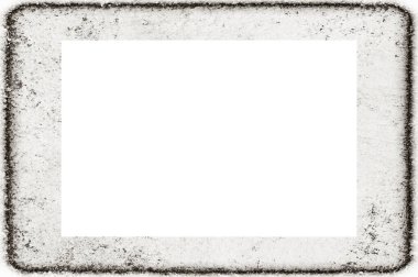 Yaşlı Grunge soyulmuş, soyulmuş, plastik duvarlı, soyulmuş antika çatallı desenli bir çerçeve. Retro Stucco çizilmiş desen. Resim için Boş Alan, Metin. Dikdörtgen yatay 3: 2 Görünüm Oranı Banner