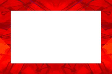 Yaşlı Grunge soyulmuş, soyulmuş, plastik duvarlı, soyulmuş antika çatallı desenli bir çerçeve. Retro Stucco çizilmiş desen. Resim ve Metin için Boş Alan.  