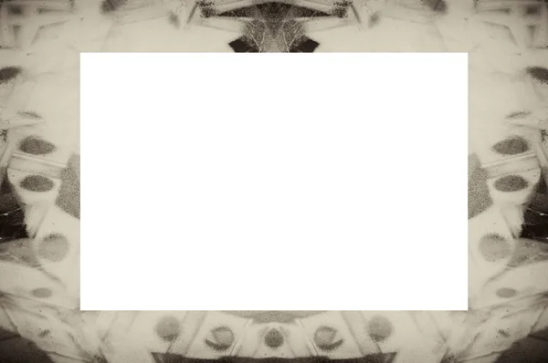 Grunge Keret Időjárásos Textúra Másolás Tér Közepén Kép Vagy Hirdetési — Stock Fotó