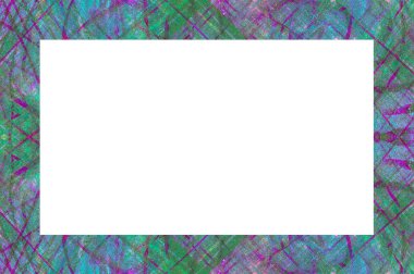 Yaşlı Grunge soyulmuş, soyulmuş, plastik duvarlı, soyulmuş antika çatallı desenli bir çerçeve. Retro Stucco çizilmiş desen. Resim ve Metin için Boş Alan. 