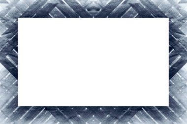 Yaşlı Grunge soyulmuş, soyulmuş, plastik duvarlı, soyulmuş antika çatallı desenli bir çerçeve. Retro Stucco çizilmiş desen. Resim ve Metin için Boş Alan. 