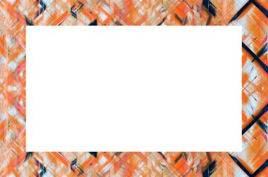 Yaşlı Grunge soyulmuş, soyulmuş, plastik duvarlı, soyulmuş antika çatallı desenli bir çerçeve. Retro Stucco çizilmiş desen. Resim ve Metin için Boş Alan.