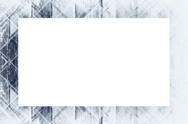 Yaşlı Grunge soyulmuş, soyulmuş, plastik duvarlı, soyulmuş antika çatallı desenli bir çerçeve. Retro Stucco çizilmiş desen. Resim ve Metin için Boş Alan. 