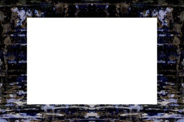 Yaşlı Grunge soyulmuş, soyulmuş, plastik duvarlı, soyulmuş antika çatallı desenli bir çerçeve. Retro Stucco çizilmiş desen. Resim için Boş Alan, Metin. Dikdörtgen yatay 3: 2 Görünüm Oranı Banner