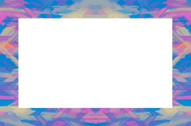 Yaşlı Grunge soyulmuş, soyulmuş, plastik duvarlı, soyulmuş antika çatallı desenli bir çerçeve. Retro Stucco çizilmiş desen. Resim ve Metin için Boş Alan. 