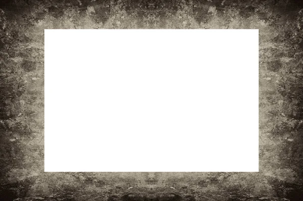 Bingkai Grunge Tekstur Lapuk Salin Ruang Tengah Untuk Gambar Atau — Stok Foto