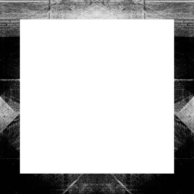 Grunge çerçeve, siyah beyaz dokular. Görüntü ya da reklam metni için alanı ortaya kopyala.   