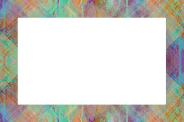 Yaşlı Grunge soyulmuş, soyulmuş, plastik duvarlı, soyulmuş antika çatallı desenli bir çerçeve. Retro Stucco çizilmiş desen. Resim ve Metin için Boş Alan. 