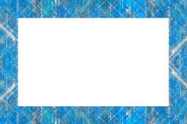 Yaşlı Grunge soyulmuş, soyulmuş, plastik duvarlı, soyulmuş antika çatallı desenli bir çerçeve. Retro Stucco çizilmiş desen. Resim ve Metin için Boş Alan. 