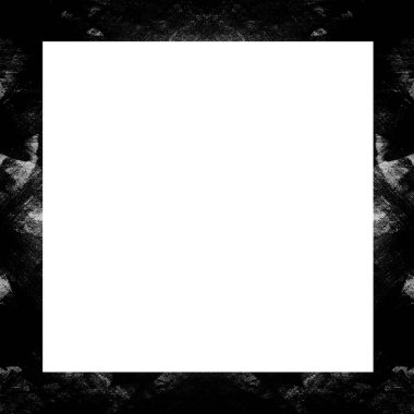 Grunge çerçeve, siyah beyaz dokular. Görüntü ya da reklam metni için alanı ortaya kopyala.   