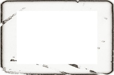 Yaşlı Grunge soyulmuş, soyulmuş, plastik duvarlı, soyulmuş antika çatallı desenli bir çerçeve. Retro Stucco çizilmiş desen. Resim için Boş Alan, Metin. Dikdörtgen yatay 3: 2 Görünüm Oranı Banner