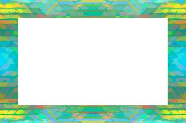 Yaşlı Grunge soyulmuş, soyulmuş, plastik duvarlı, soyulmuş antika çatallı desenli bir çerçeve. Retro Stucco çizilmiş desen. Resim ve Metin için Boş Alan. 