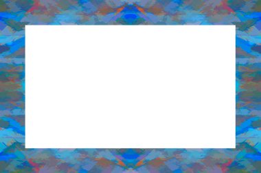 Yaşlı Grunge soyulmuş, soyulmuş, plastik duvarlı, soyulmuş antika çatallı desenli bir çerçeve. Retro Stucco çizilmiş desen. Resim ve Metin için Boş Alan. 