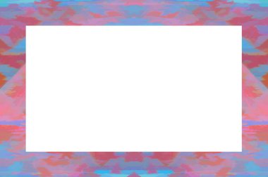 Yaşlı Grunge soyulmuş, soyulmuş, plastik duvarlı, soyulmuş antika çatallı desenli bir çerçeve. Retro Stucco çizilmiş desen. Resim ve Metin için Boş Alan. 