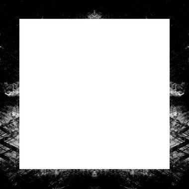 Retro desenli eski grunge vintage desen, kare çerçeve resim için boş alan, metin.