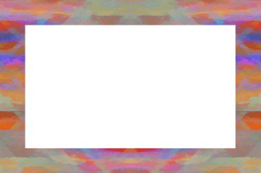 Yaşlı Grunge soyulmuş, soyulmuş, plastik duvarlı, soyulmuş antika çatallı desenli bir çerçeve. Retro Stucco çizilmiş desen. Resim ve Metin için Boş Alan. 