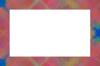 Yaşlı Grunge soyulmuş, soyulmuş, plastik duvarlı, soyulmuş antika çatallı desenli bir çerçeve. Retro Stucco çizilmiş desen. Resim ve Metin için Boş Alan. 