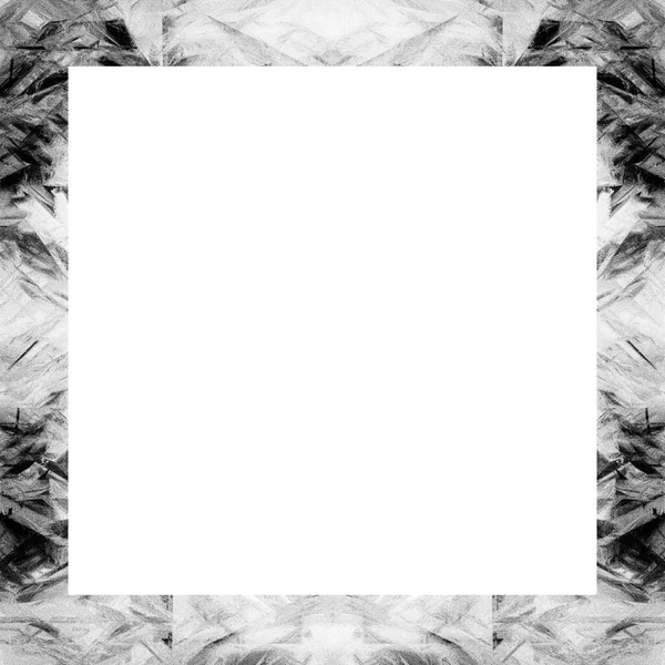 Old Grunge Vintage Texture Retro Pattern Square Frame Empty Space — Stock Photo, Image