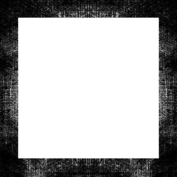 Old Grunge Vintage Texture Retro Pattern Square Frame Empty Space — Stock Photo, Image