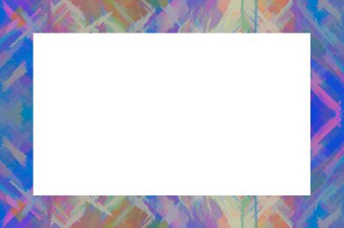 Yaşlı Grunge soyulmuş, soyulmuş, plastik duvarlı, soyulmuş antika çatallı desenli bir çerçeve. Retro Stucco çizilmiş desen. Resim ve Metin için Boş Alan. 